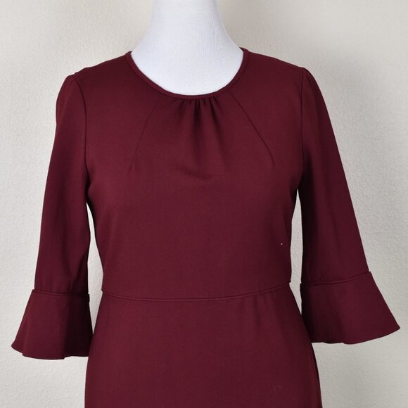 J. Crew Burgundy Dress - Picture 2 of 8